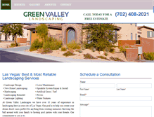 Tablet Screenshot of gvlandscapes.com
